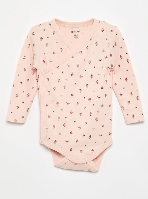Pack de 5 bodies estampados de algodão - Kiabi