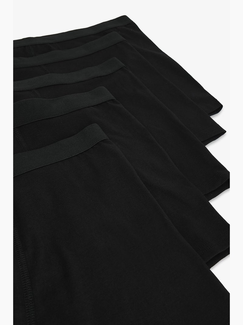 Pack de 5 boxers básicos penti Preto - Kiabi