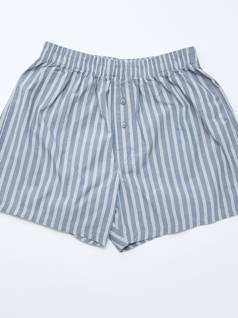 Pack de 5 boxers em algodão Cinza - Kiabi