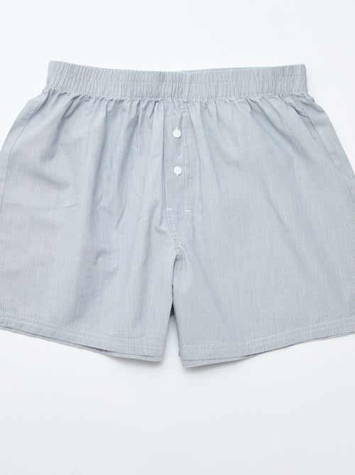 Pack de 5 boxers em algodão - Kiabi