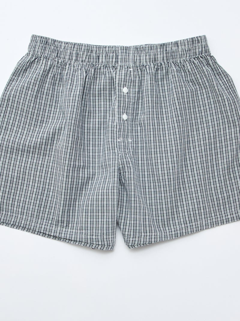 Pack de 5 boxers em algodão Cinza - Kiabi