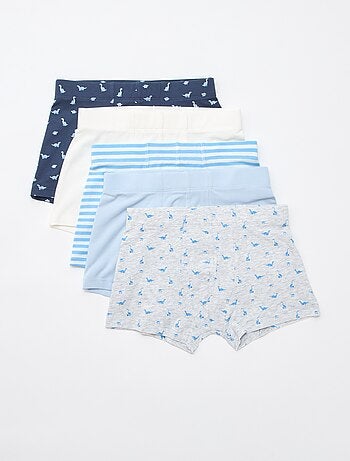 Pack de 5 boxers fantasia