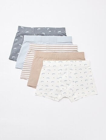 Pack de 5 boxers fantasia