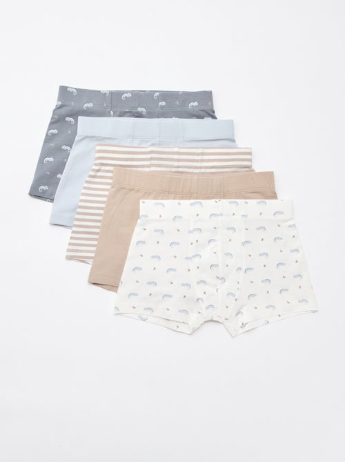 Pack de 5 boxers fantasia - Kiabi