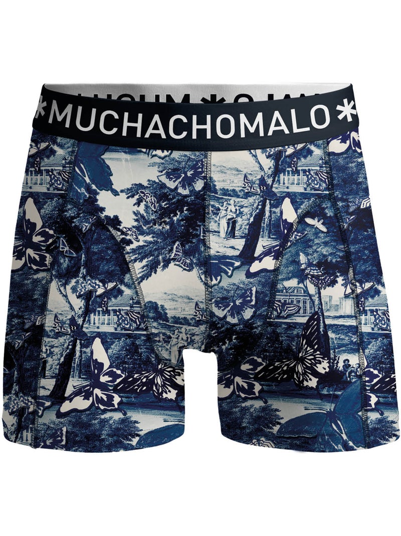 Pack de 5 boxers Muchachomalo Azul-Preto Azul - Kiabi
