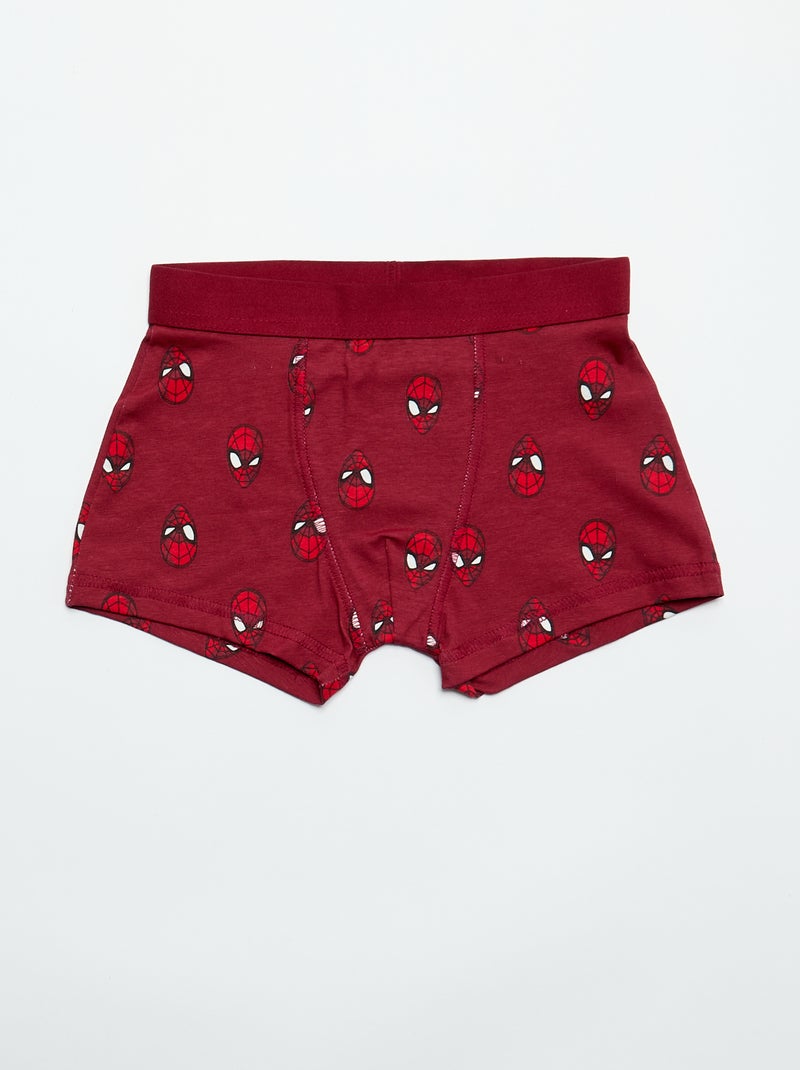 Pack de 5 boxers 'Spiderman' Preto - Kiabi