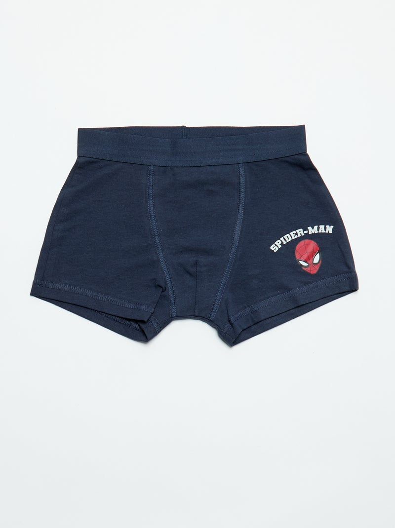 Pack de 5 boxers 'Spiderman' Preto - Kiabi
