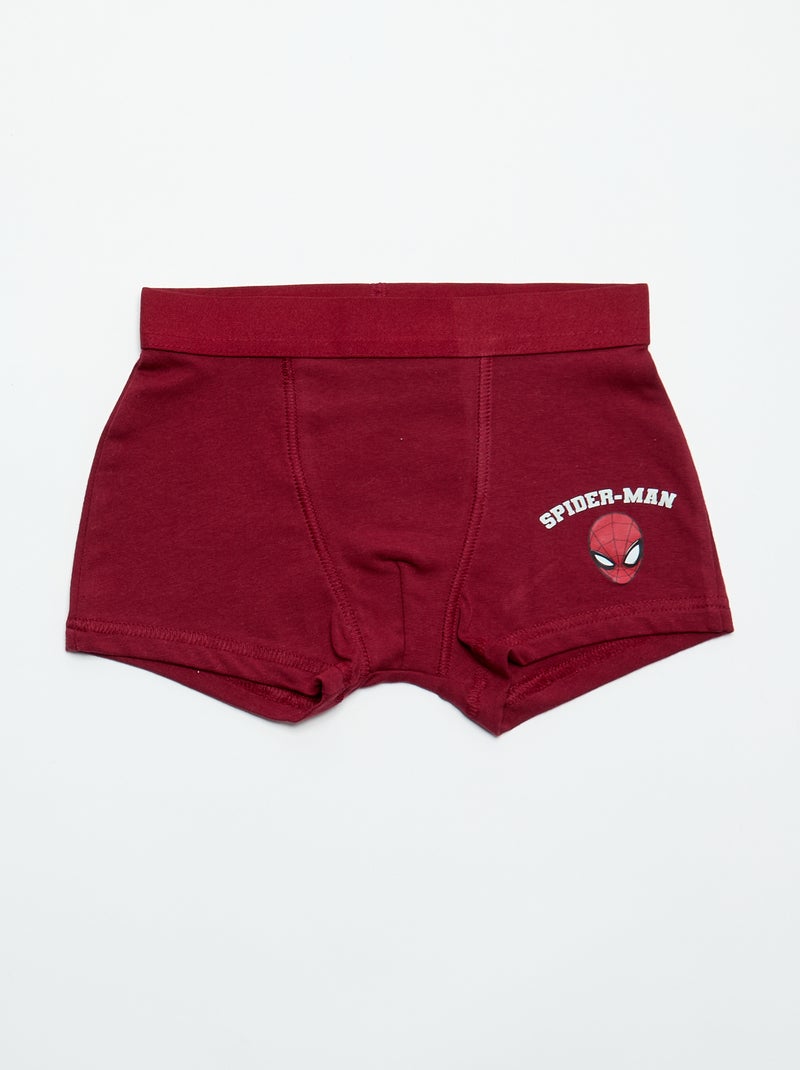 Pack de 5 boxers 'Spiderman' Preto - Kiabi