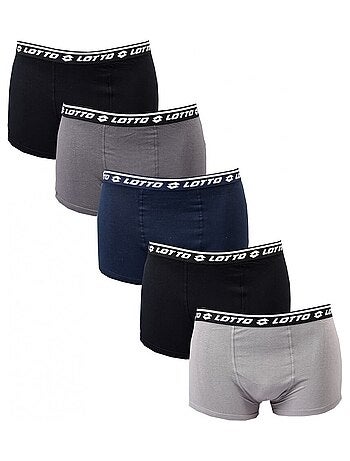 Pack de 5 cuecas boxer homem LOTTO
