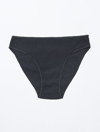 Pack de 5 cuecas caneladas