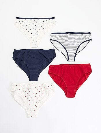 Pack de 5 cuecas estampadas