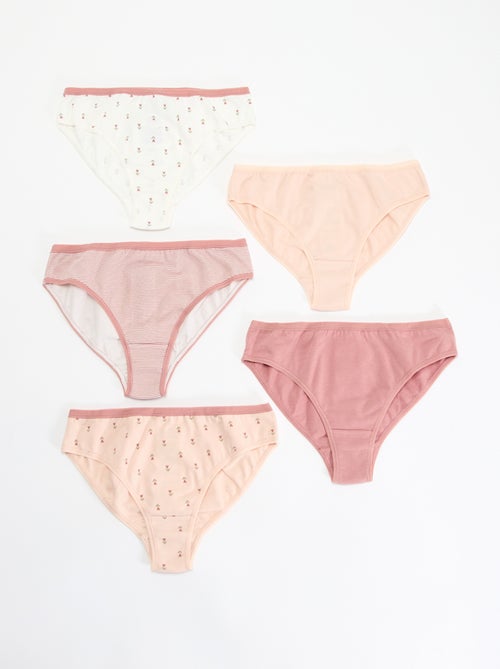 Pack de 5 cuecas estampadas - Kiabi
