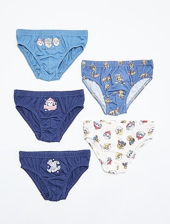 Pack de 5 cuecas 'Patrulha Pata'