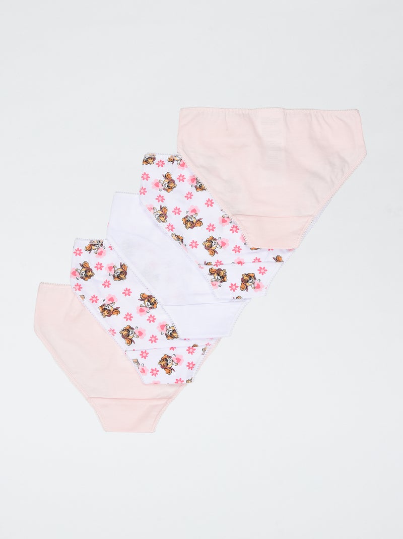 Pack de 5 cuecas 'Patrulha Pata' Rosa - Kiabi