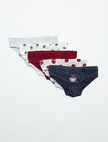Pack de 5 cuecas 'Spiderman'