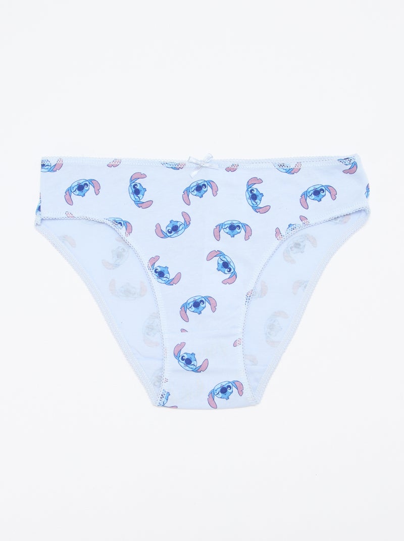 Pack de 5 Cuecas 'Stitch' Azul - Kiabi