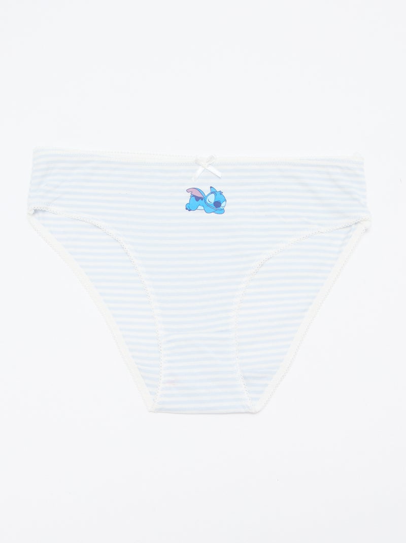 Pack de 5 Cuecas 'Stitch' Azul - Kiabi
