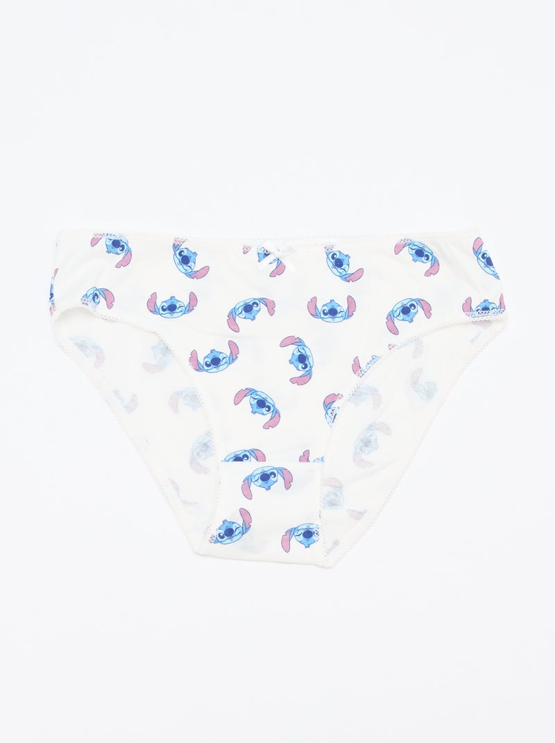 Pack de 5 Cuecas 'Stitch' Azul - Kiabi