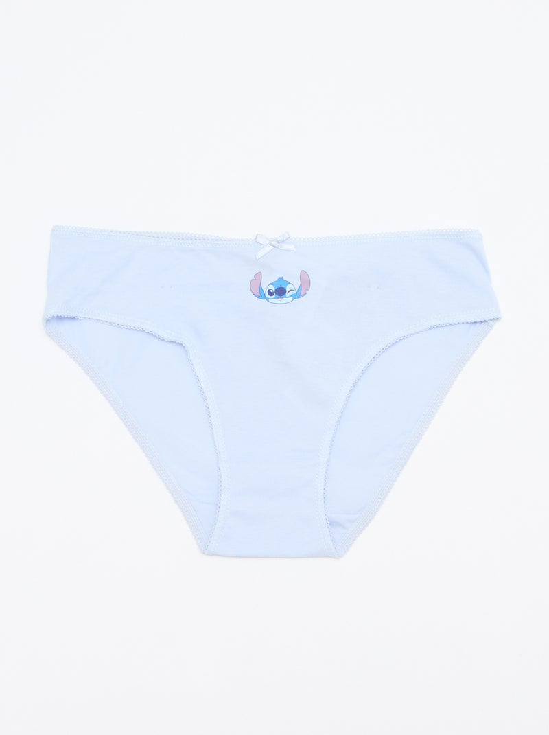 Pack de 5 Cuecas 'Stitch' Azul - Kiabi