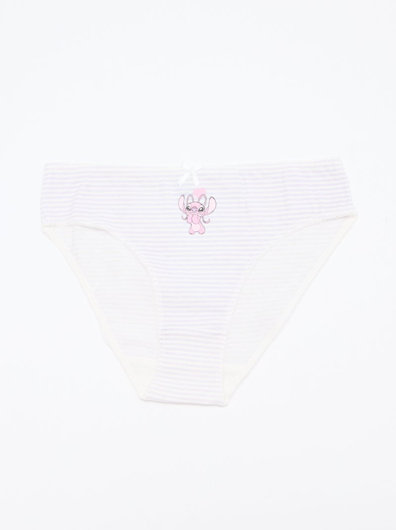 Pack de 5 cuecas 'Stitch' Violeta - Kiabi