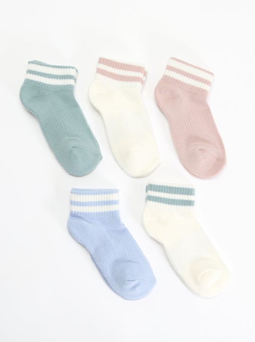 Pack de 5 meias desportivas - Kiabi