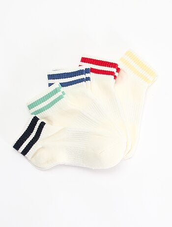 Pack de 5 meias desportivas