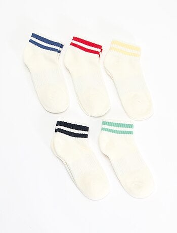 Pack de 5 meias desportivas