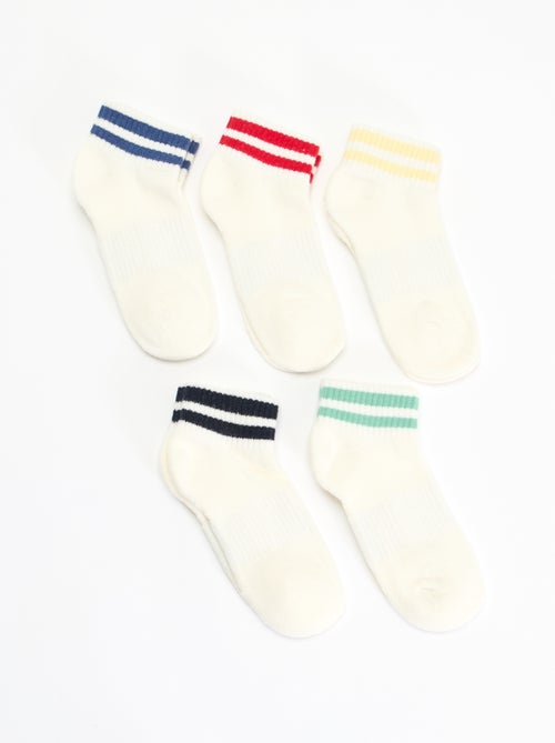 Pack de 5 meias desportivas - Kiabi