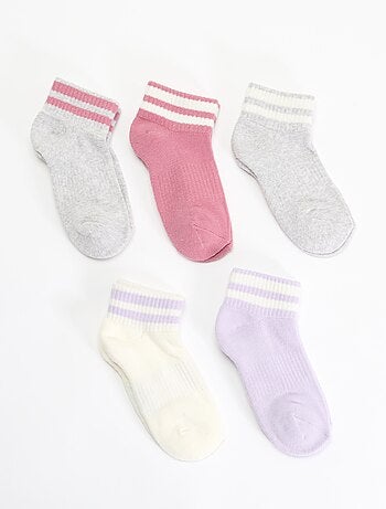 Pack de 5 meias desportivas