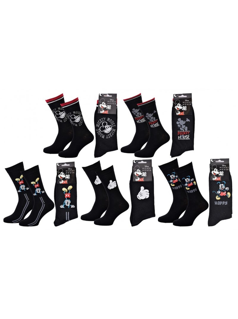 Pack de 5 Meias Homem LICENCE Caixa Presente Preto Multicolorido - Kiabi