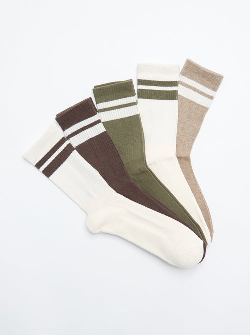 Pack de 5 pares de meias - Kiabi
