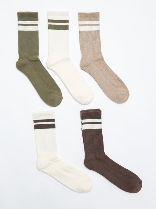 Pack de 5 pares de meias - Kiabi