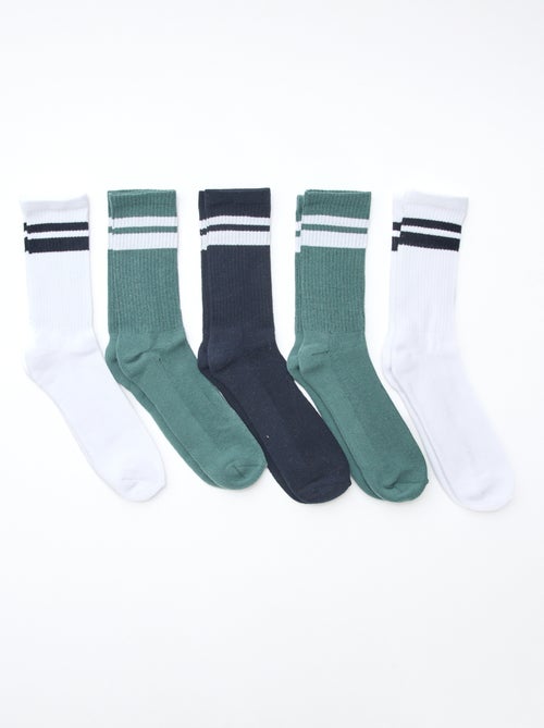 Pack de 5 pares de meias - Kiabi