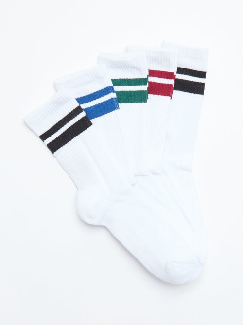 Pack de 5 pares de meias - Kiabi
