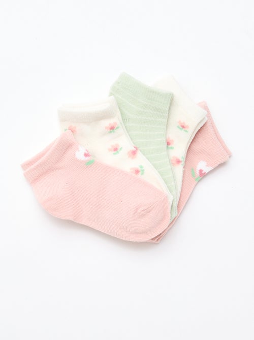 Pack de 5 pares de meias invisíveis - Kiabi