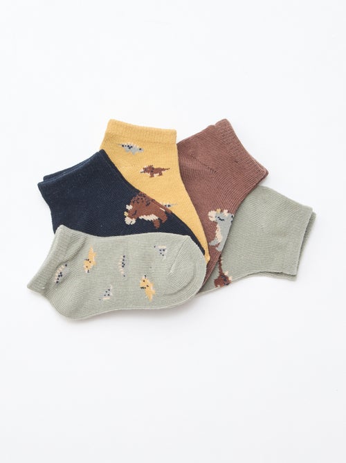 Pack de 5 pares de meias invisíveis - Kiabi