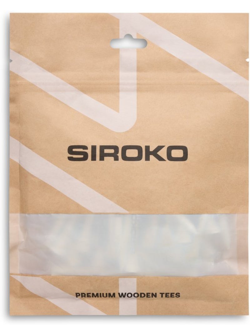 Pack de 50 tees de golfe Branco - Kiabi