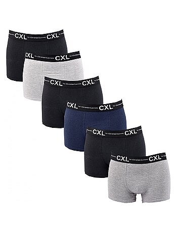 Pack de 6 Cuecas Boxer CXL By LACROIX