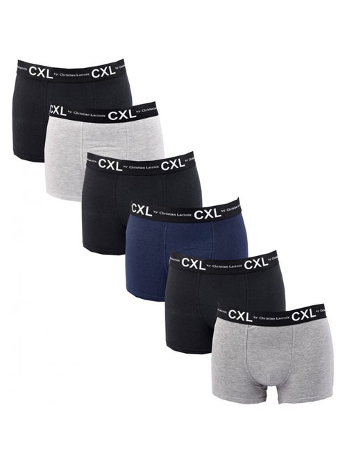 Pack de 6 Cuecas Boxer CXL By LACROIX - Kiabi