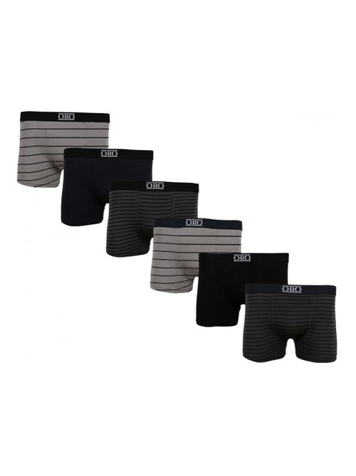 Pack de 6 cuecas boxer homem - Kiabi