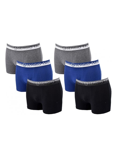 Pack de 6 Cuecas Boxer Homem SERGIO TACCHINI - Kiabi
