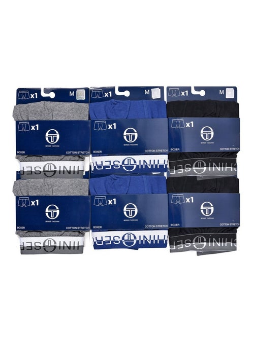 Pack de 6 Cuecas Boxer Homem SERGIO TACCHINI - Kiabi
