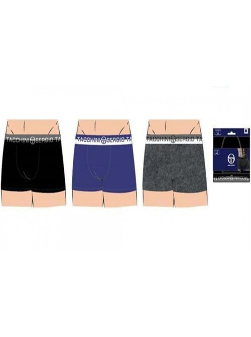 Pack de 6 Cuecas Boxer Homem SERGIO TACCHINI - Kiabi
