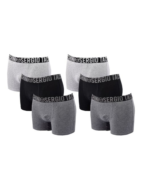 Pack de 6 Cuecas Boxer Homem SERGIO TACCHINI - Kiabi Pack de 6 Cuecas Boxer Homem SERGIO TACCHINI - Kiabi