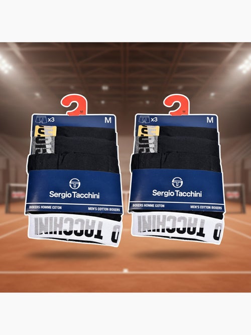 Pack de 6 Cuecas Boxer Homem SERGIO TACCHINI - Kiabi Pack de 6 Cuecas Boxer Homem SERGIO TACCHINI - Kiabi