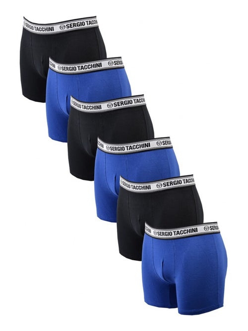 Pack de 6 Cuecas Boxer SERGIO TACCHINI - Kiabi Pack de 6 Cuecas Boxer SERGIO TACCHINI - Kiabi