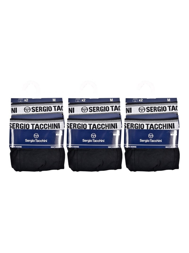 Pack de 6 Cuecas Boxer SERGIO TACCHINI Multicolorido - Kiabi
