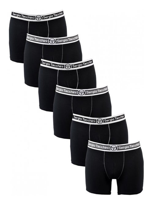 Pack de 6 Cuecas Boxer SERGIO TACCHINI - Kiabi Pack de 6 Cuecas Boxer SERGIO TACCHINI - Kiabi
