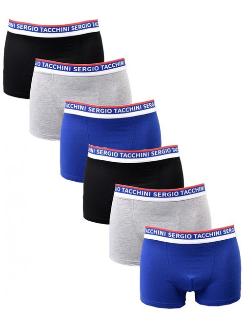 Pack de 6 Cuecas Boxer SERGIO TACCHINI - Kiabi