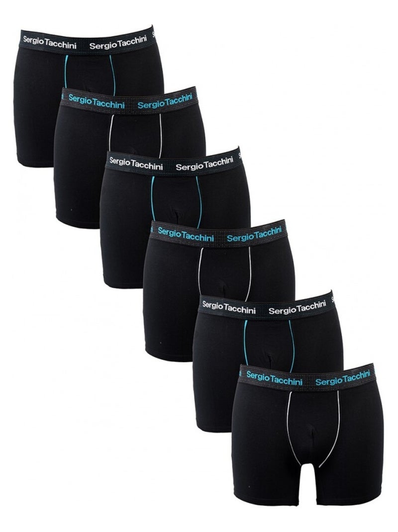 Pack de 6 Cuecas Boxer SERGIO TACCHINI Multicolorido - Kiabi